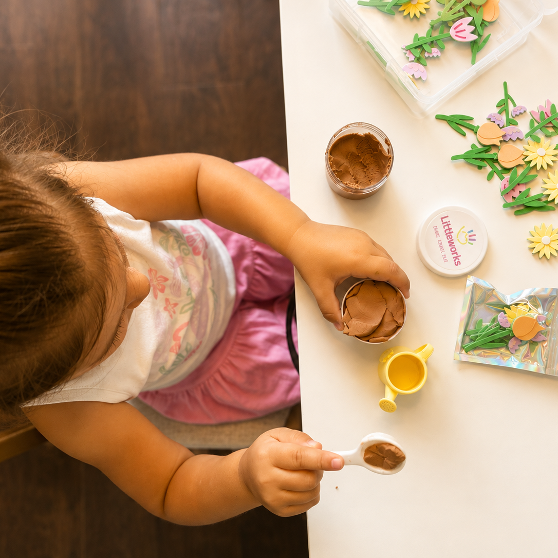 Mini Flower Garden Playdough Kit