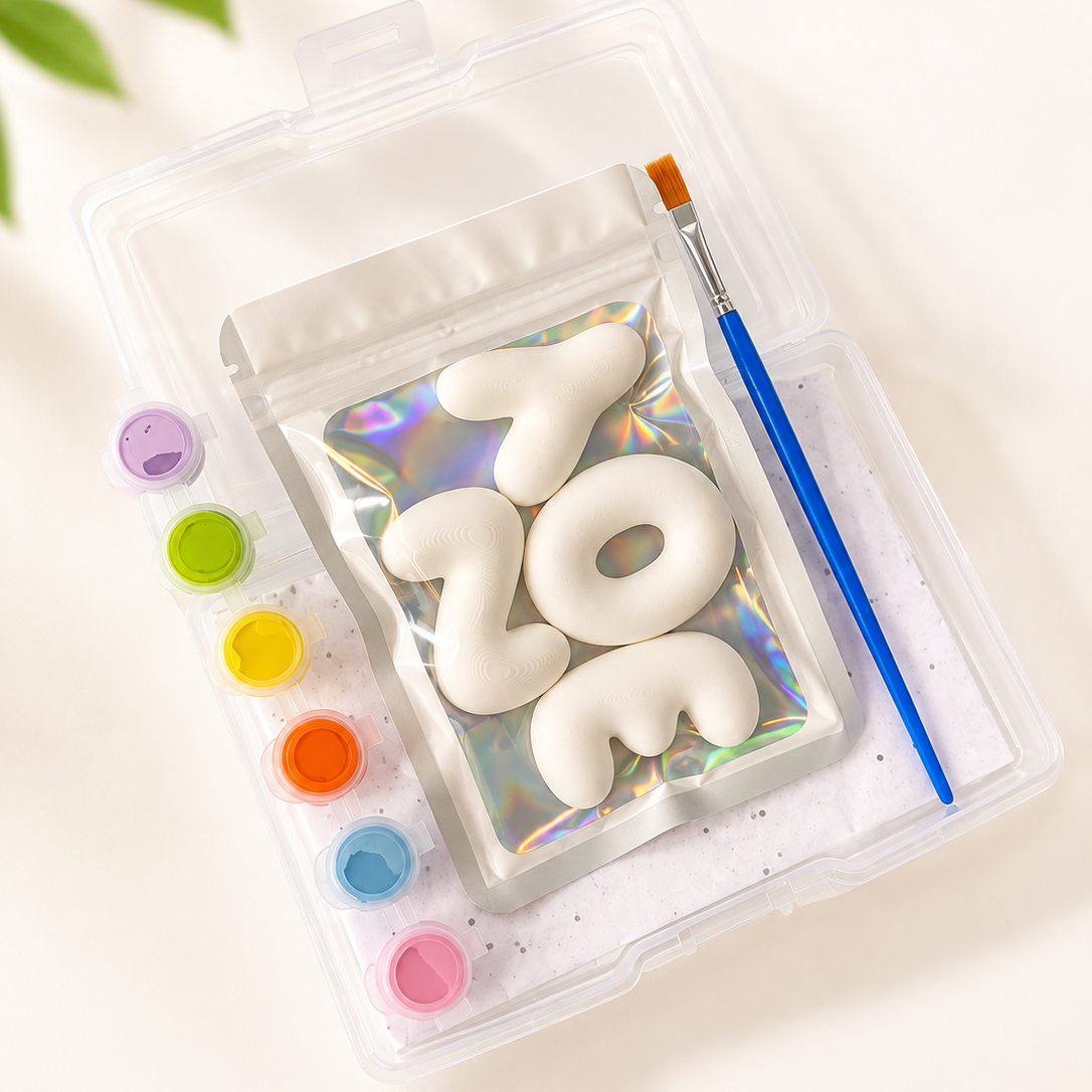Paint your own name kit