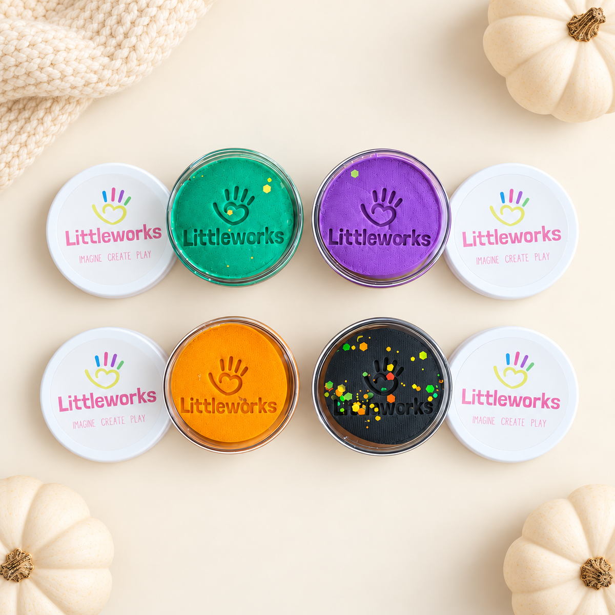 Spooky Boo Halloween Playdough Kit