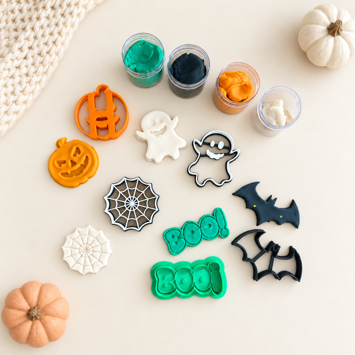 Spooky Boo Halloween Playdough Kit