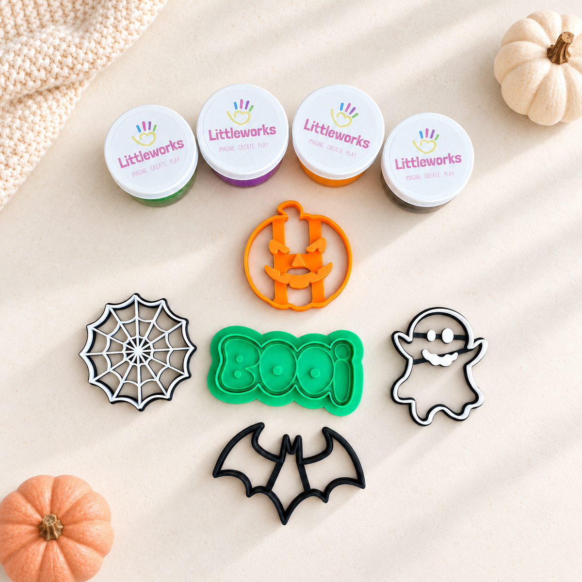 Spooky Boo Halloween Playdough Kit