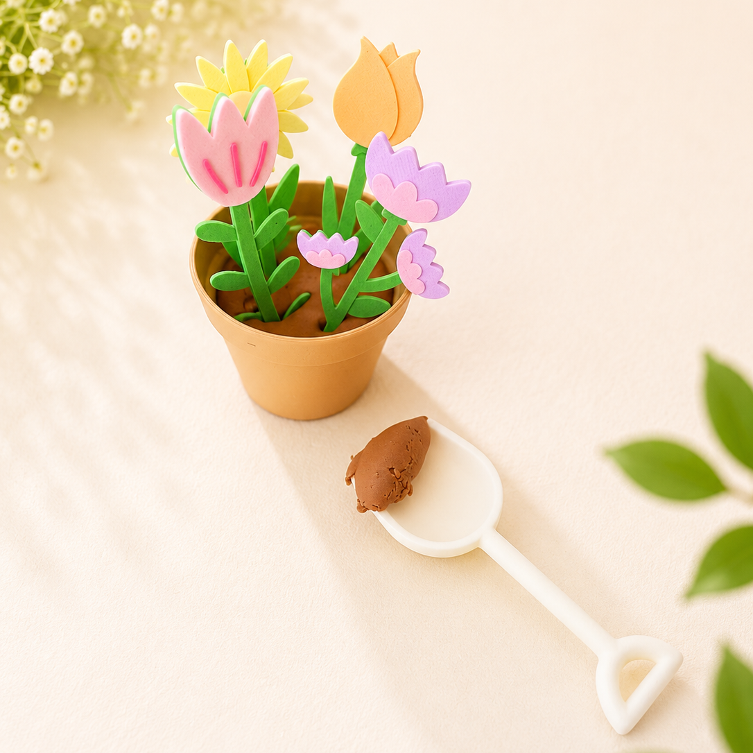 Mini Flower Garden Playdough Kit