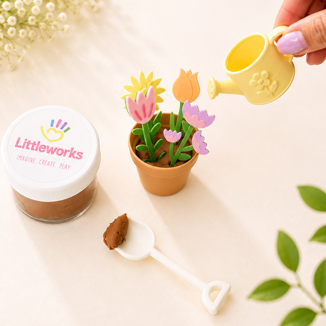 Mini Flower Garden Playdough Kit