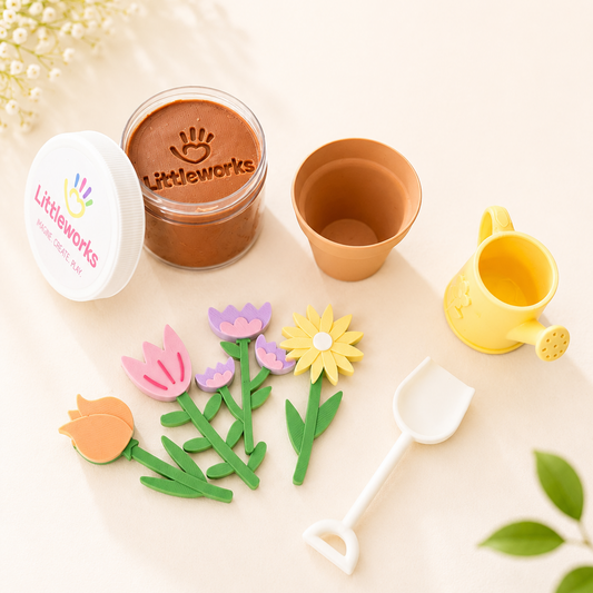 Mini Flower Garden Playdough Kit