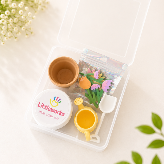 Mini Flower Garden Playdough Kit