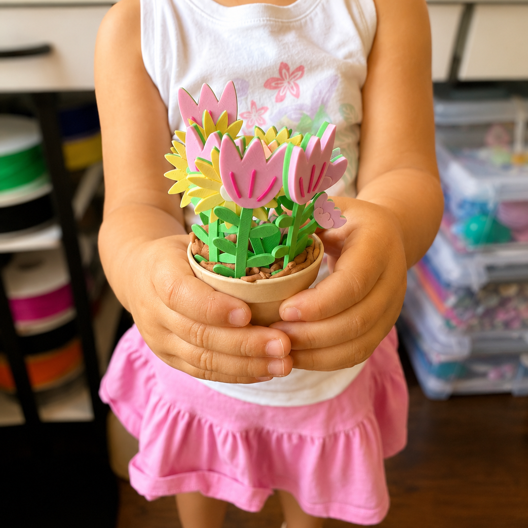 Mini Flower Garden Playdough Kit