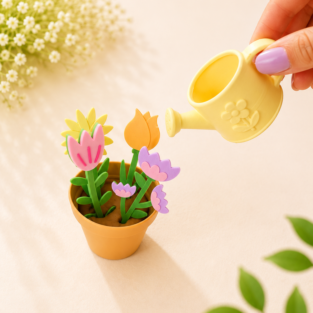 Mini Flower Garden Playdough Kit