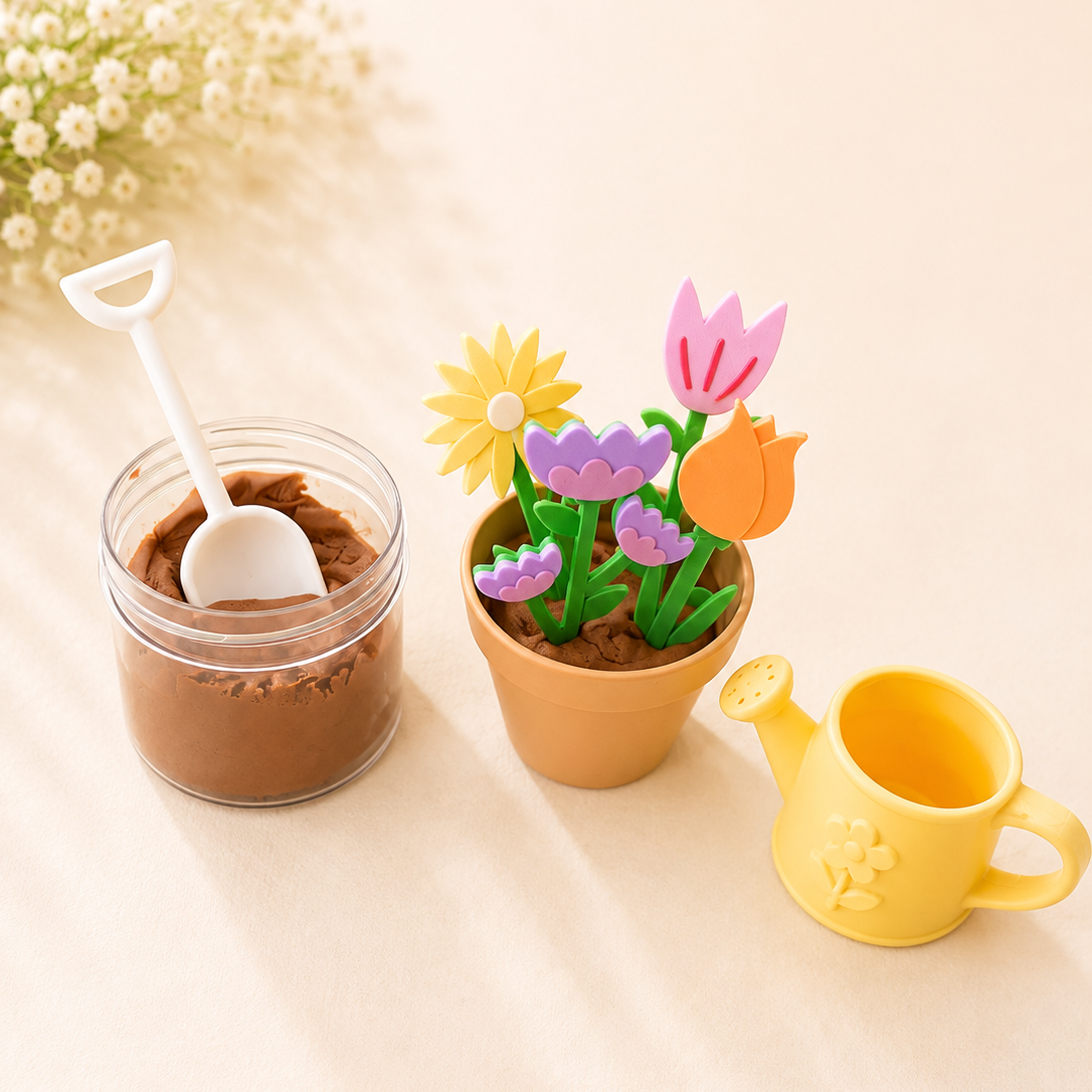 Mini Flower Garden Playdough Kit